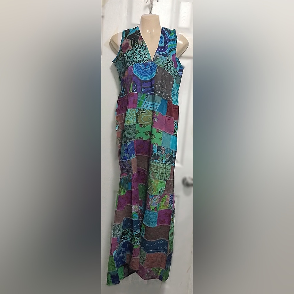 Patchwork Multicolor Dress